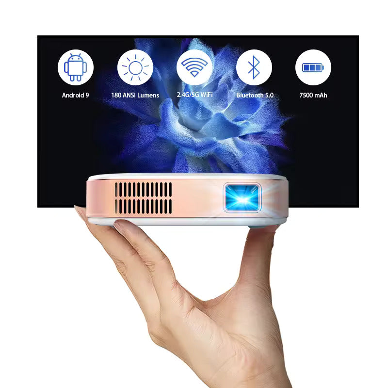 Mini Projector A9 Plus - Android + IOS System Support, Full HD 1080P video quality